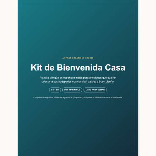 Kit de Bienvenida Casa / Casa Welcome Kit