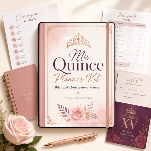 Mis Quince Planner Kit / Bilingual Quinceañera Planner