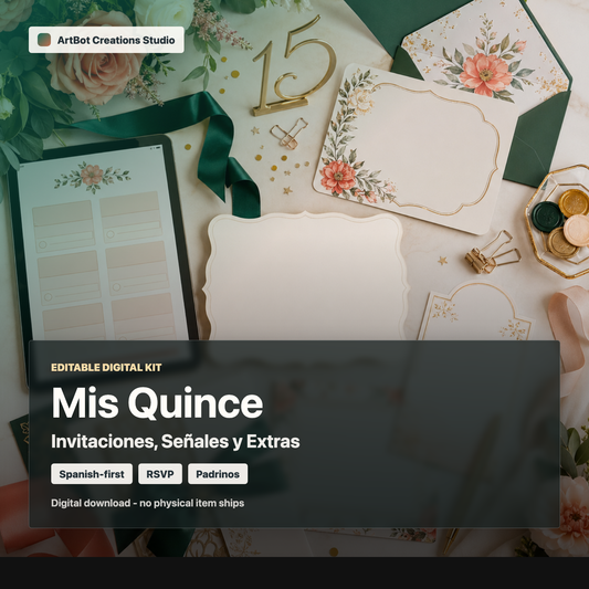Mis Quince Expansion Pack / Invitaciones, Señales y Extras